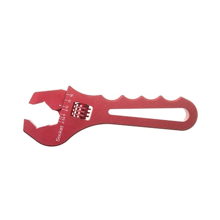 Redhorse TOOL Adjustable 3AN To 16AN Anodized Aluminum Red Single 5316-3